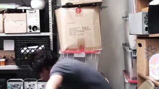 Following a rough police BBC a young Latino hunk cums