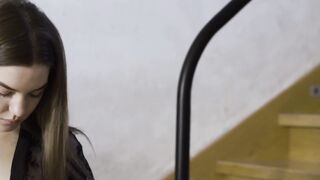 Big and juicy natural tits beauty Kiere masturbates solo