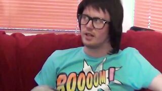 Glamorous British hottie swallows cum after giving blowjob