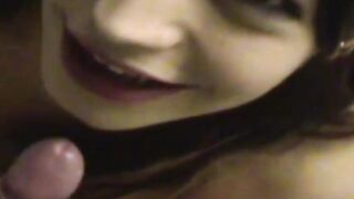 Isabella Kay English gal tricked into sucking on hard chode