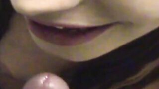 Isabella Kay English gal tricked into sucking on hard chode