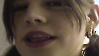 Isabella Kay English gal tricked into sucking on hard chode