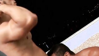 Inked Brazilian stud barebacks his sweetheart minister style