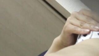 Hairy pussy of submissive Japanese wife is recorded secretly