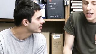 BBC trio with bareback and cumshot Jock and Twink Thief