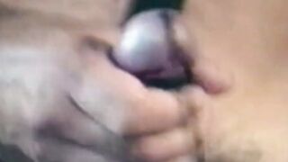 Furry gay man strokes his fat dick in fixation retro clasp