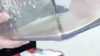 Japanese brunettes pissing while stowed away camera films