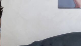 Brunette camgirl ,, Stocking Foot Fetish