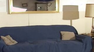 Interracial Teen Fags Screw On A Couch