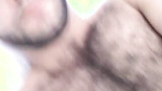 Amateur teases with hairy jock body in fleshlight solo