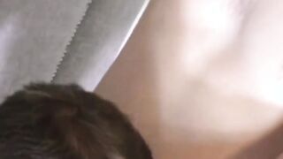 Jock amateurs making out before blowjob and banging ass play