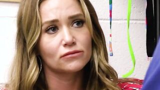 Milf suspect moans riding officers dick