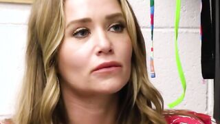 Milf suspect moans riding officers dick