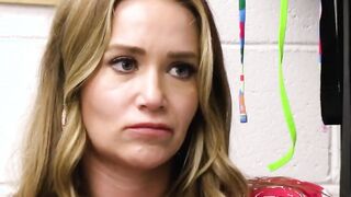 Milf suspect moans riding officers dick