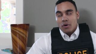 Security stud rimmed before deepcreaming the young man