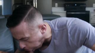 Security stud rimmed before deepcreaming the young man