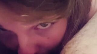 Real Amateur Deepthroats Cock And Swallows