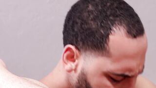 Interracial bareback sex with Jackson Cooper and David Rose