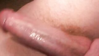 Older amateur has a fun time stroking his cock on the couch