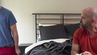 Kinky teen anal drilled bareback by hung tattooed stepdad
