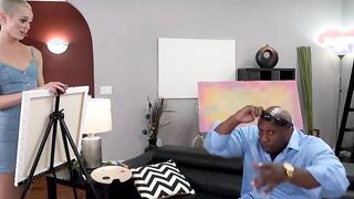 Artist Sidra Sage Fucks Her Handsome Big Dicked Model