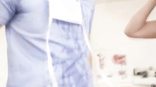 Cummer patient gets analed by the doctor in hospital