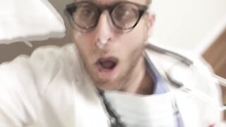 Cummer patient gets analed by the doctor in hospital