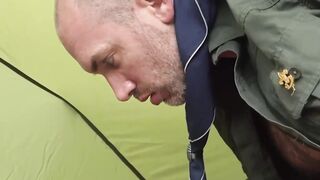 Horny Maxweel gropes scout Hernandez and bangs him