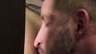 Unusual minister gets sucked by church youth before hard boring