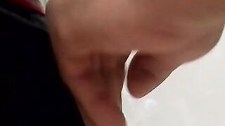 Giving my stepbro a blowjob while blowing my cigarette