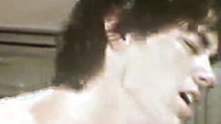 Bottom gay stud spitroast barebacked in hardcore threesome