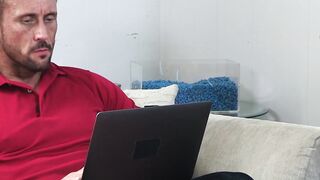Smooth twink stepson fingered and crude screwed by stepdad
