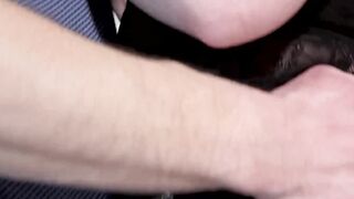 AGEDLOVE Lacey is surprised at home by a black worker who takes out his big black coc