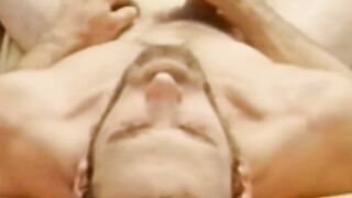 Hairy classic homo strokes while his butt mates blow