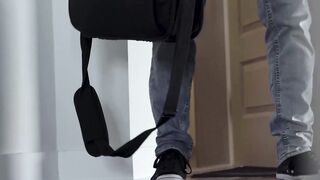 Handsome stepdaddy sucked off by stepson before banging him raw