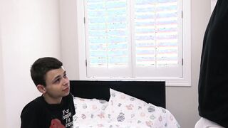 Hardcore bareback fucking with skinny twink and stepdaddy