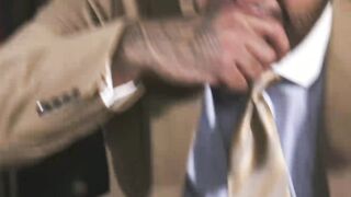 Boss anal fucks three realtors at the meeting