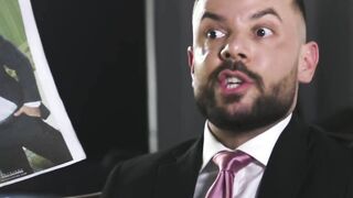 Boss anal fucks three realtors at the meeting