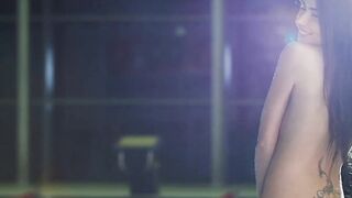 Exotic investigation of a gorgeous babe and amazing tits