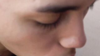 Straight latin guy turned gay blows dick before anal sex