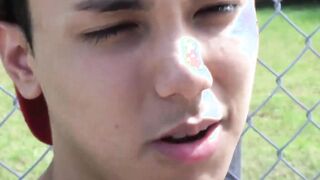 Straight latin guy turned gay blows dick before anal sex