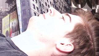 Stepdaddy blindfolds cute stepson and but fucks him bareback