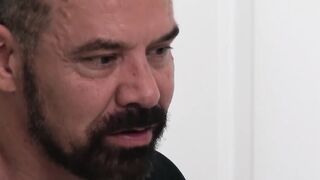 Big dicked stepdaddy penetrates his stepsons tight asshole