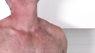 Blowjob and throat fucking with stepdaddy and stepson