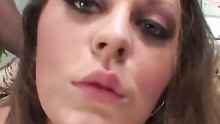 Big Boob Slut Gets Double Penetration Orgy