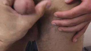 Threesome barebacking with stepdad,stepbrother and twink