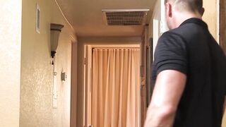 Stepdad and stepson have taboo fuck session in the bedroom