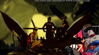 COSPLAY 3 WAY WITH BAE BABES AND A FAKE-DICK