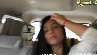 CARNE DEL MERCADO - (Reina & Logan) Bae Hispanic Takes Thick Penis From Behind