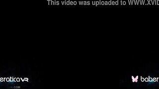 Solo fucked doll, Vanna Bardot is masturbating, into VR